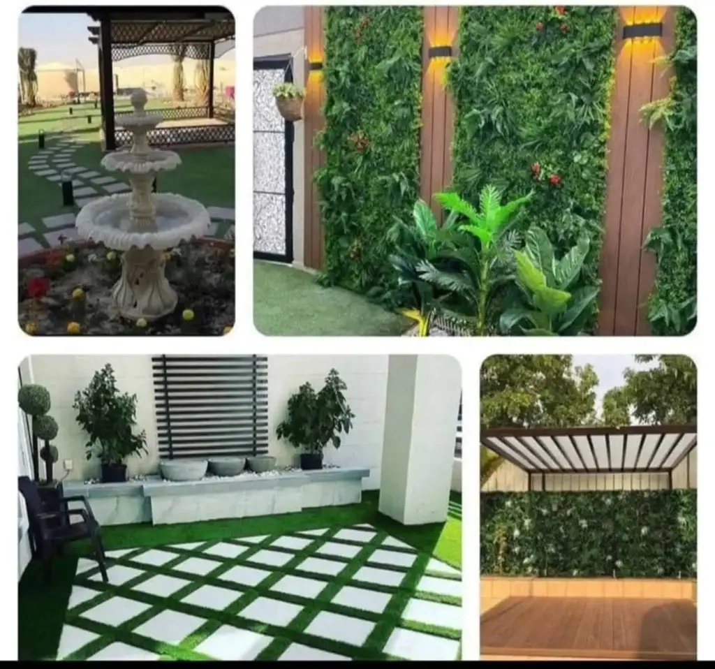 تنسيق حدائق الكويت 34 ثيل صناعي الكويت 2